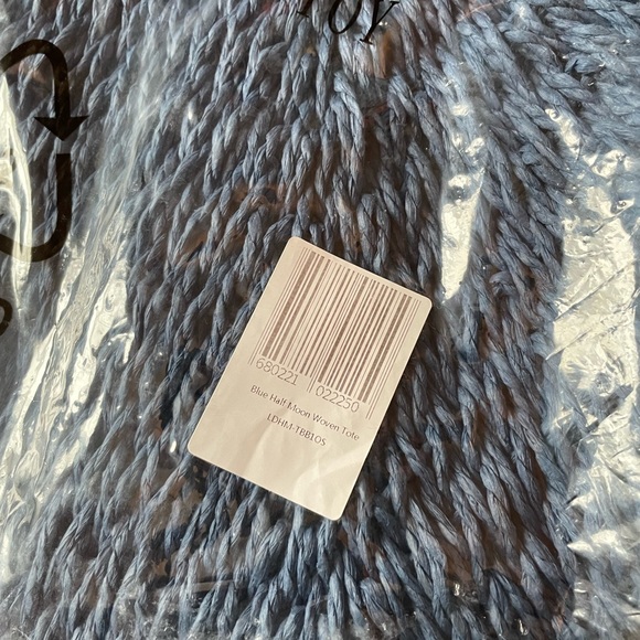 Lulu Dharma Half Moon Woven Tote - Picture 7 of 10